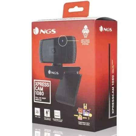 WEBCAM FULLHD 1080P XPRESSCAM NEGRO NGS